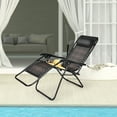 thumbnail image 1 of Costway Patio Rattan Zero Gravity Lounge Chair Folding Recliner W/Headrest Mix Brown, 1 of 9