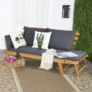SAFAVIEH Outdoor Cadeo Wicker Daybed with Pillows and Cushions - On Sale -  Bed Bath & Beyond - 31764462