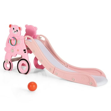 Costway Plastic Foldable Toddler Climber Slide,11lbs, 60" x 30" x 28"