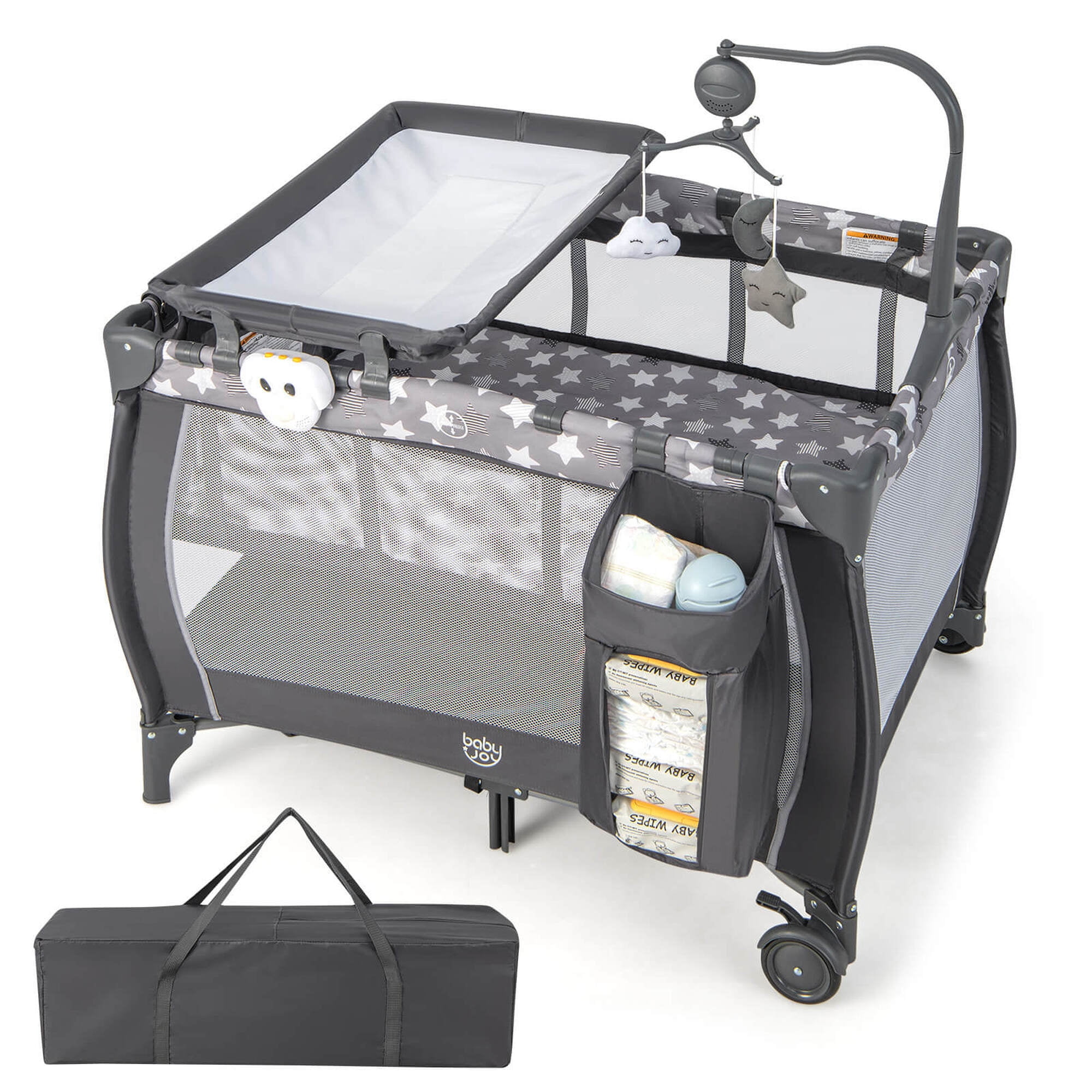Costway-Portable-Baby-Playard-