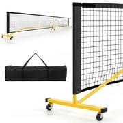 Costway Portable Pickleball Net 22 FT Regulation Size Pickle Ball Net System for Outdoor