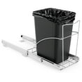 Costway Pull Out Kitchen Trash Can, Under Small Garbage Slider