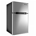 thumbnail image 1 of Costway Refrigerator Small Freezer Cooler Fridge Compact 3.2 cu ft. Unit,Grey, 1 of 7