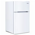 thumbnail image 1 of Costway Refrigerator Small Freezer Cooler Fridge Compact 3.2 cu ft. Unit, White, 1 of 7