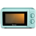 thumbnail image 1 of Costway Retro Countertop Microwave Oven 0.7 Cubic Feet 700W Rotary Control Mint Green, 1 of 12