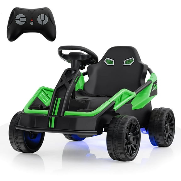 Costway Ride on Car for Big Kids 12V Battery Powered Electric UTV with Remote Control Green