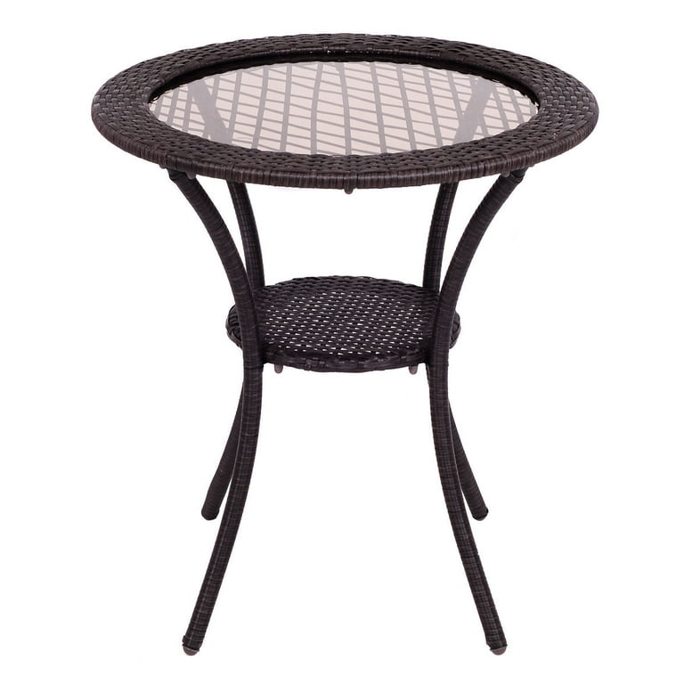 Walmart wicker discount coffee table