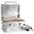 thumbnail image 1 of Costway Silver Propane Gas Grill with Lid and Hadle Top Thermometer, 1 of 10