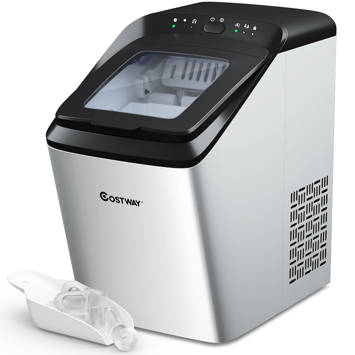 Dropship 48 Lbs Stainless Self-Clean Ice Maker With LCD Display to Sell  Online at a Lower Price