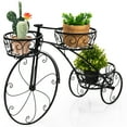 thumbnail image 1 of Costway Tricycle Plant Stand Flower Pot Cart Holder Parisian Style Displaying, 1 of 10