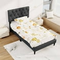 thumbnail image 1 of Costway Twin Size Bed Frame with Button-Tufted Headboard & Wooden Slats Easy Assembly, 1 of 10