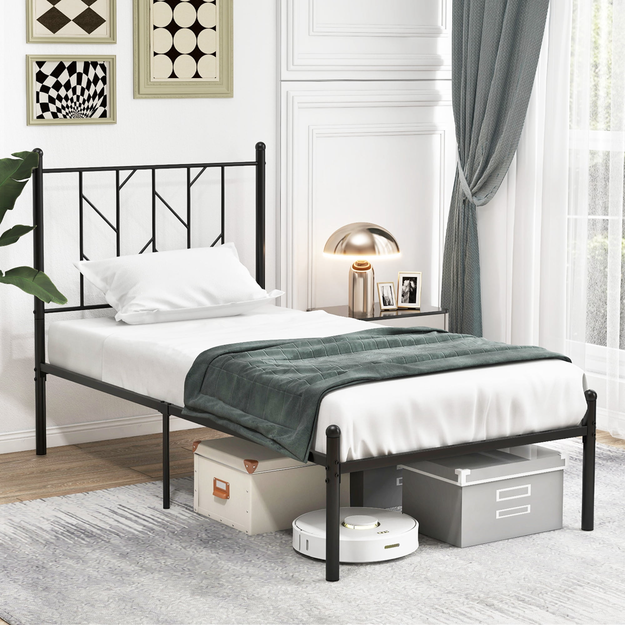Bed frame retro deals