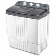 Costway Twin Tub 20Lbs Top Load Washing Machine with Gravity Drain