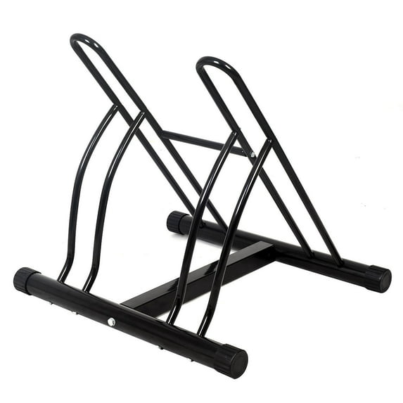 Costway Two Bicycle Bike Stand Racor Garage Floor Storage Organizer Cycling Rack