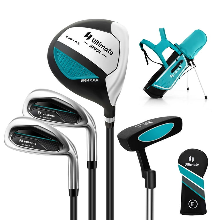 Ultimate Kids Golf Practice Set with Putter and Accessories