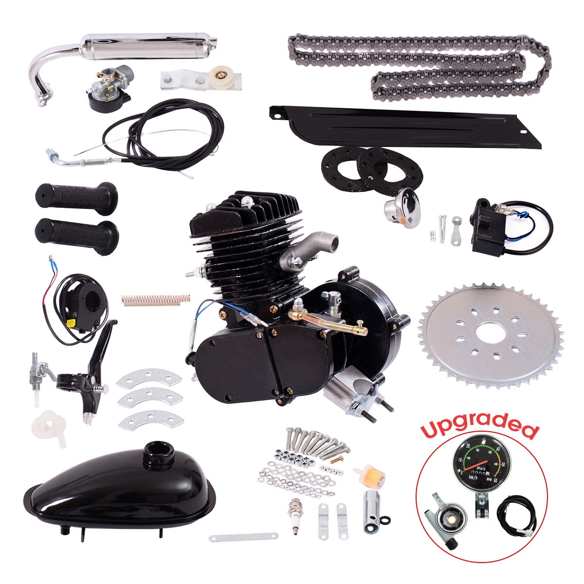 Black Stallion 66cc/80cc Angle Fire Slant Head Bicycle Engine Kit