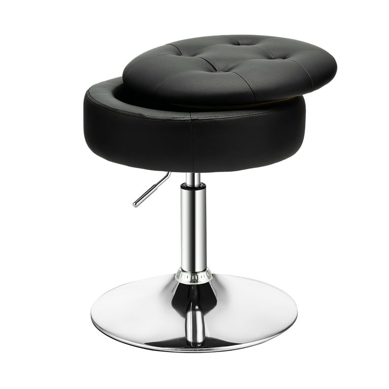 Costway Vanity Stool Adjustable 360 Swivel Storage Makeup Chair w