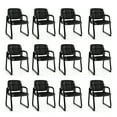 thumbnail image 1 of Costway Waiting Room Chair Set of 12 Upholstered Guest Conference Chair with Armrest, 1 of 9