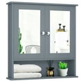 thumbnail image 1 of Costway Wall Mount Mirror Cabinet  Grey, 1 of 10