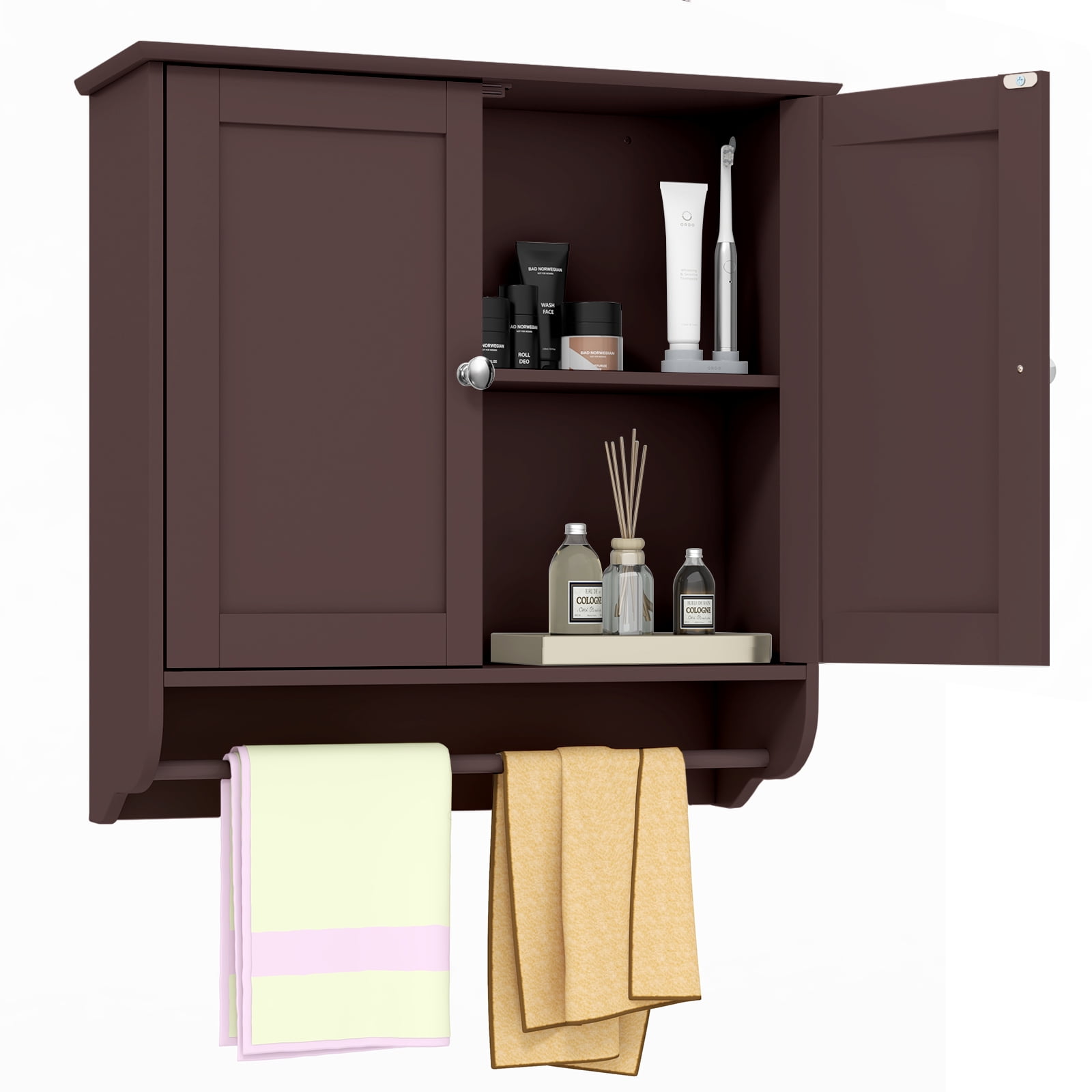 Costway Bathroom Wall Mounted Medicine Cabinet Storage with 