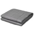 thumbnail image 1 of Costway Weighted Blankets 100% Cotton w/ Glass Beads Dark Grey 20 lbs, 60'' x 80'', 1 of 7