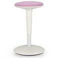 thumbnail image 1 of Costway Wobble Stool Height-Adjustable Wiggle Chair Standing Stool w/ Swivel Rock Tilt Pink, 1 of 12