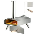 thumbnail image 1 of Costway Wood Pellet Pizza Oven Pizza Maker Portable Outdoor Pizza Stone w/ Foldable Leg, 1 of 10