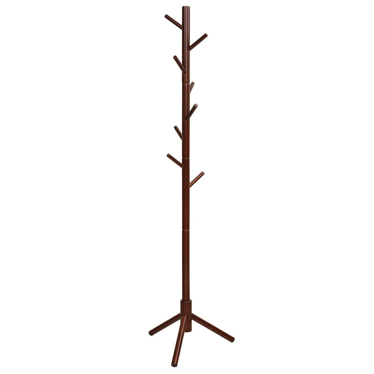 Walnut coat tree clearance