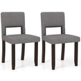 thumbnail image 1 of Costway Wooden Dining Chair Set of 2 with Acacia Wood Frame Padded Seat & Back Home, 1 of 10