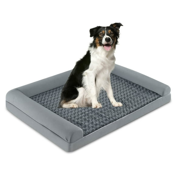 Costway XL Sized Large Pet Bed with Orthopedic Egg Crate Foam Removable Washable Cover