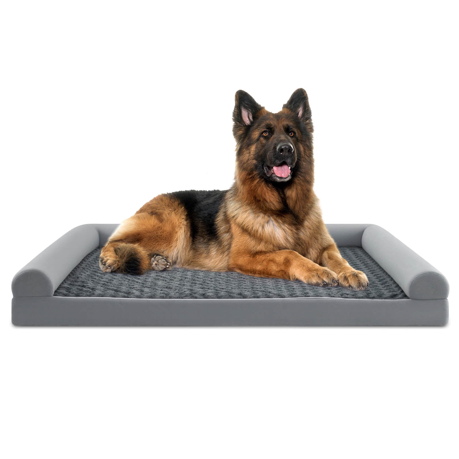 Costway XXL Sized Large Pet Bed with Orthopedic Egg Crate Foam Removable Washable Cover