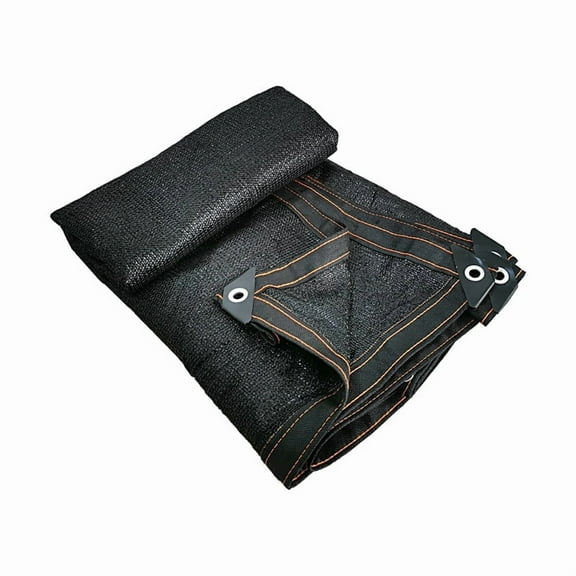 Costyle 70% Sun-Block Shade Cloth Net Mesh Shade Sail with Grommets for Garden Patio Pool 10' X 10', Black