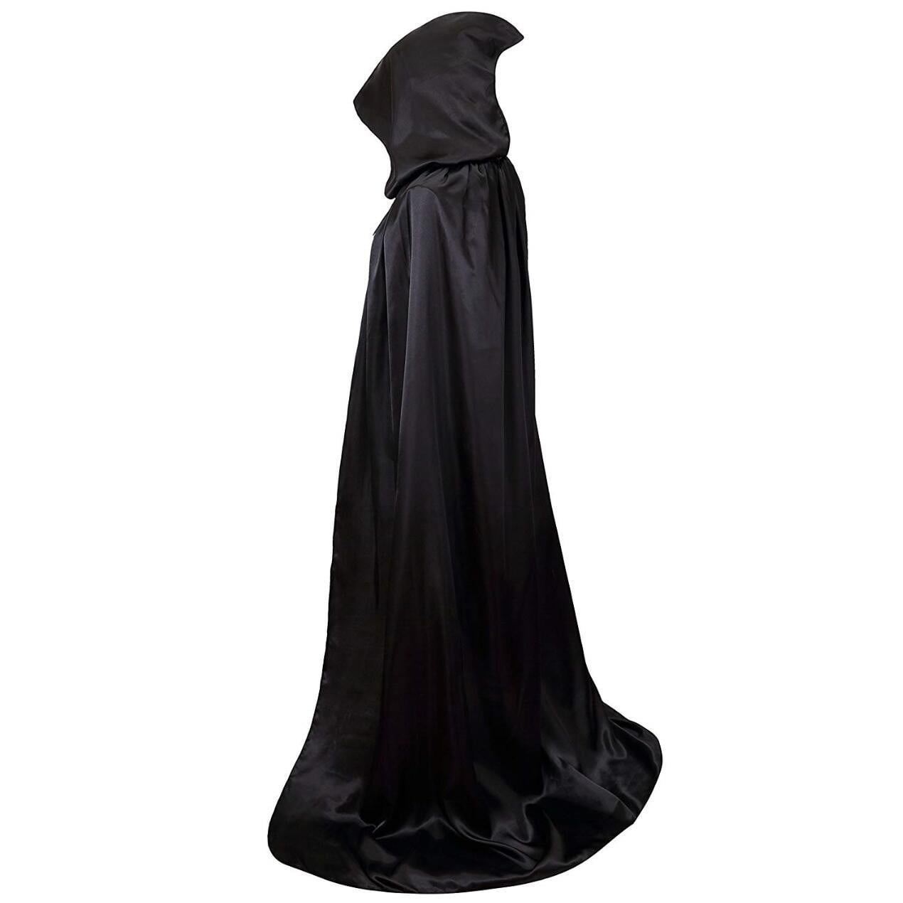 Costyle Adult Kids Hooded Cape Robe Cloak Vampire Witch Wizard ...