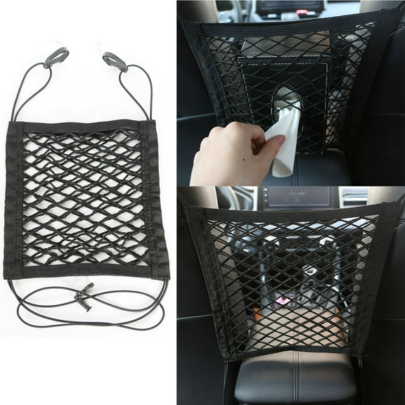 Costyle Car Seat Organizer Mesh Bag Universal Elastic Storage Net Bag Pocket