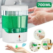 Costyle Hands Free Automatic Liquid Soap Dispenser IR Sensor Touchless 700ml Large Capacity Wall-Mounted Soap Dispenser