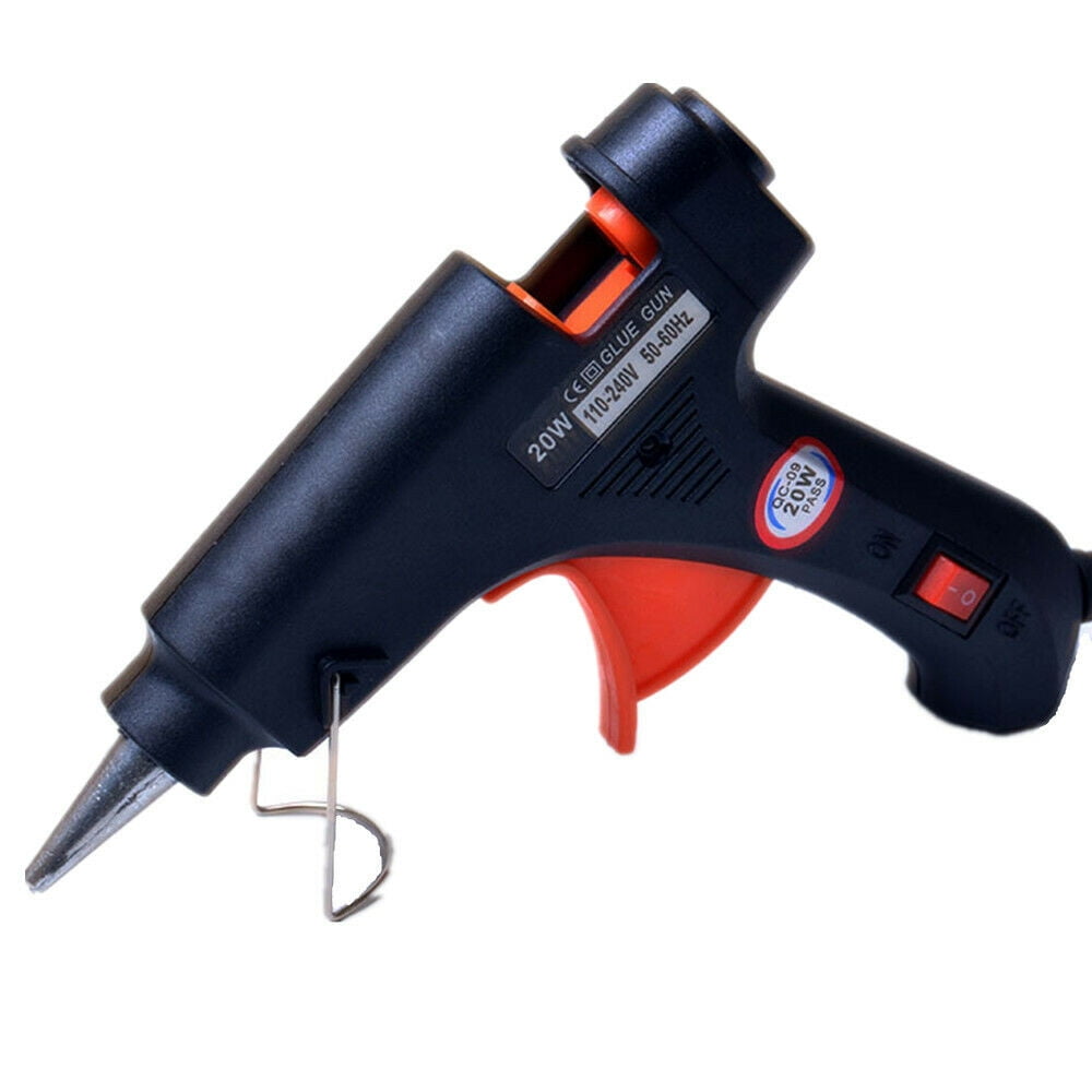 Costyle High-Temp Hot Melt Glue Gun w/ 10 Count Glue Sticks, Black 