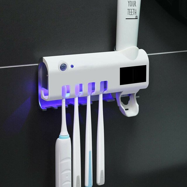 Costyle UV Light Ultraviolet Toothbrush Sterilizer Automatic Toothpaste