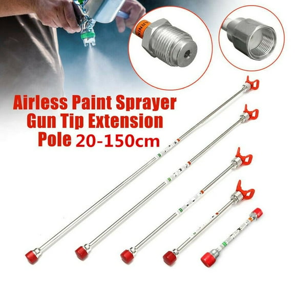 Costyle Universal Airless Paint Sprayer Spray Gun Tip Extension Pole Rod 20/30/50/75cm