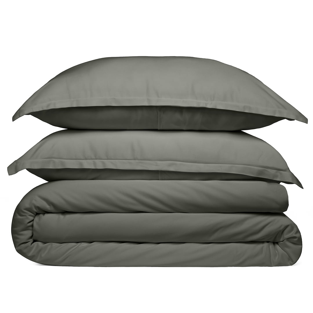 Cosy House Collection 100% Rayon Derived from Bamboo Duvet Cover Set - Cooling, Breathable, Soft & Smooth