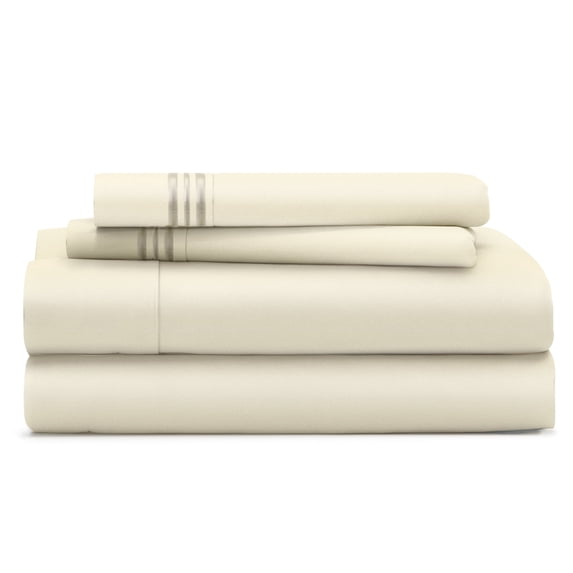 Cosy House Collection Everyday 1500 Series Bed Sheet Set - Ultra Soft & Cool Hotel Luxury Bedding - Deep Pocket - Wrinkle, Stain and Fade Resistant - 4 Piece Set