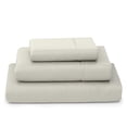 thumbnail image 1 of Cosy House Collection Luxury Bamboo Bed Sheet Set - Hypoallergenic Bedding Blend - 3 Piece - Twin, Cream, 1 of 6