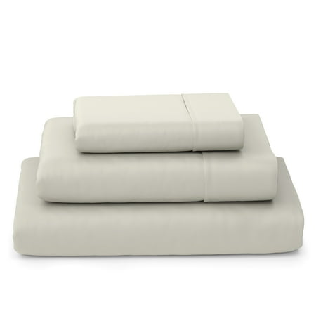 Cosy House Collection Luxury Bamboo Bed Sheet Set - Hypoallergenic Bedding Blend - 3 Piece - Twin XL, Cream