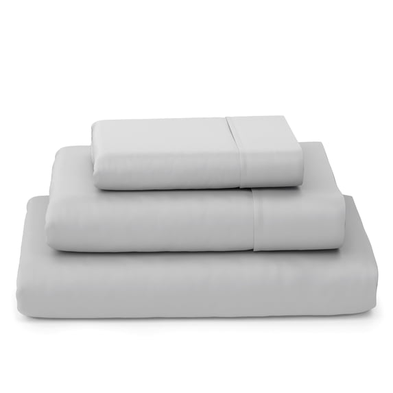 Cosy House Collection Luxury Bamboo Bed Sheet Set - Hypoallergenic Bedding Blend - 3 Piece - Twin XL, Silver