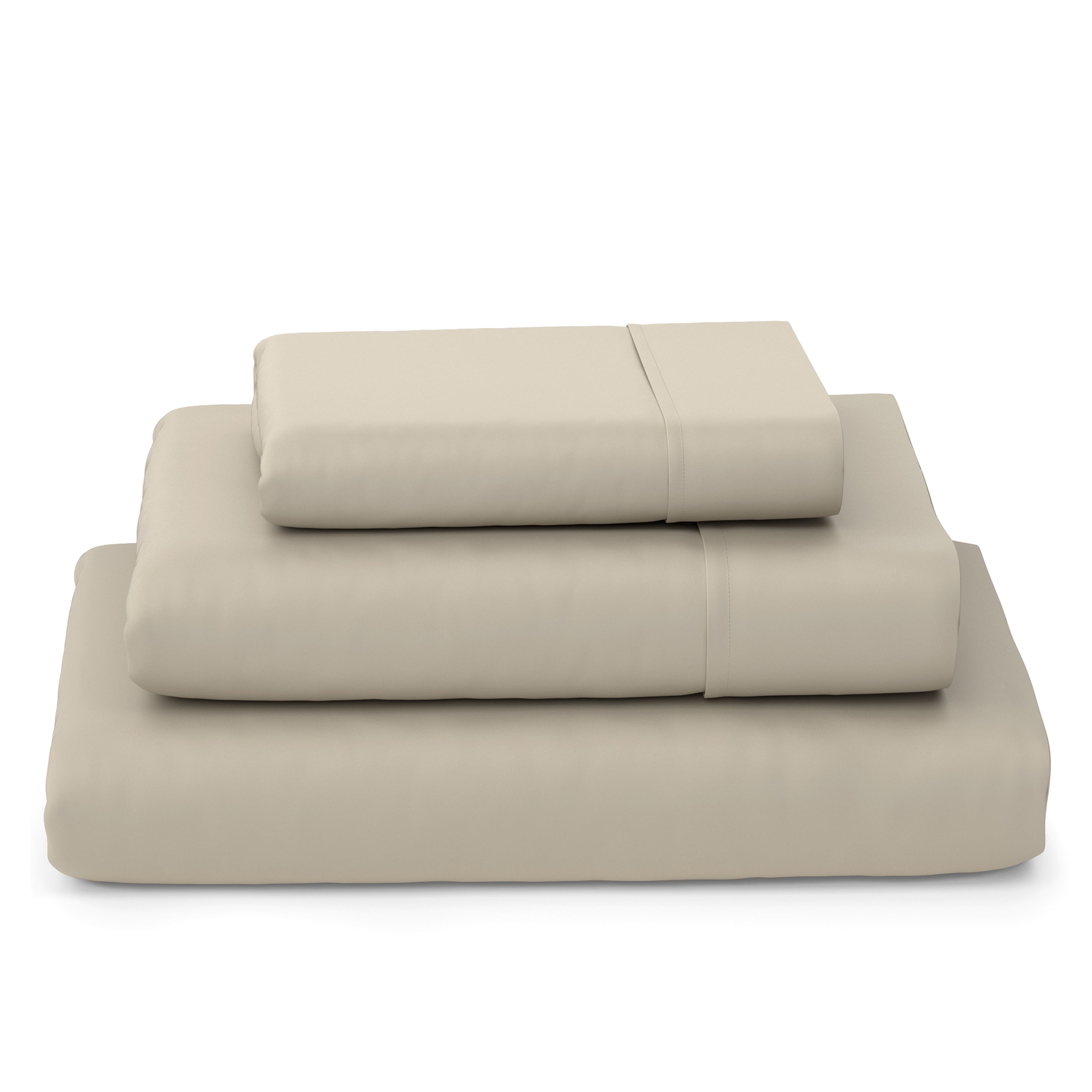 Cosy House Collection Luxury Bamboo Bed Sheet Set - Hypoallergenic Bedding Blend - 3 Piece - Twin XL, Tan