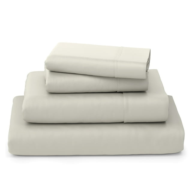 Cosy House Collection Luxury Bamboo Bed Sheet Set - Hypoallergenic Bedding Blend - 4 Piece - California King, Cream