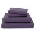 thumbnail image 1 of Cosy House Collection Luxury Bamboo Bed Sheet Set - Hypoallergenic Bedding Blend - 4 Piece - California King, Purple, 1 of 6