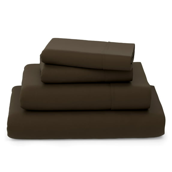 Cosy House Collection Luxury Bamboo Bed Sheet Set - Hypoallergenic Bedding Blend - 4 Piece - Full, Chocolate