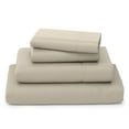 thumbnail image 1 of Cosy House Collection Luxury Bamboo Bed Sheet Set - Hypoallergenic Bedding Blend - 4 Piece - Full, Tan, 1 of 6