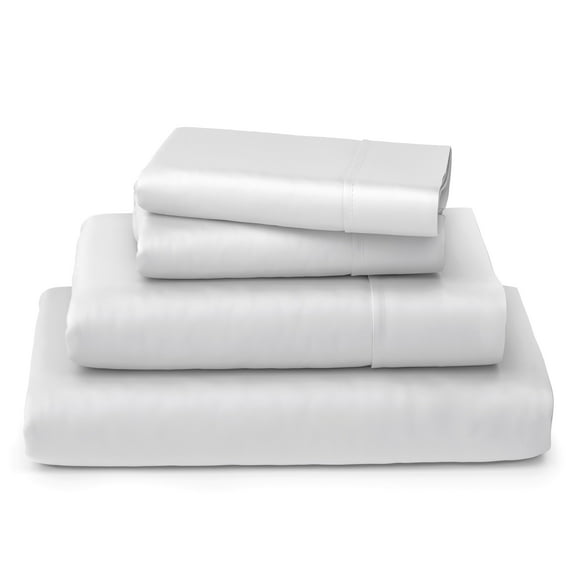 Cosy House Collection Luxury Bamboo Bed Sheet Set - Hypoallergenic Bedding Blend - 4 Piece - King, White