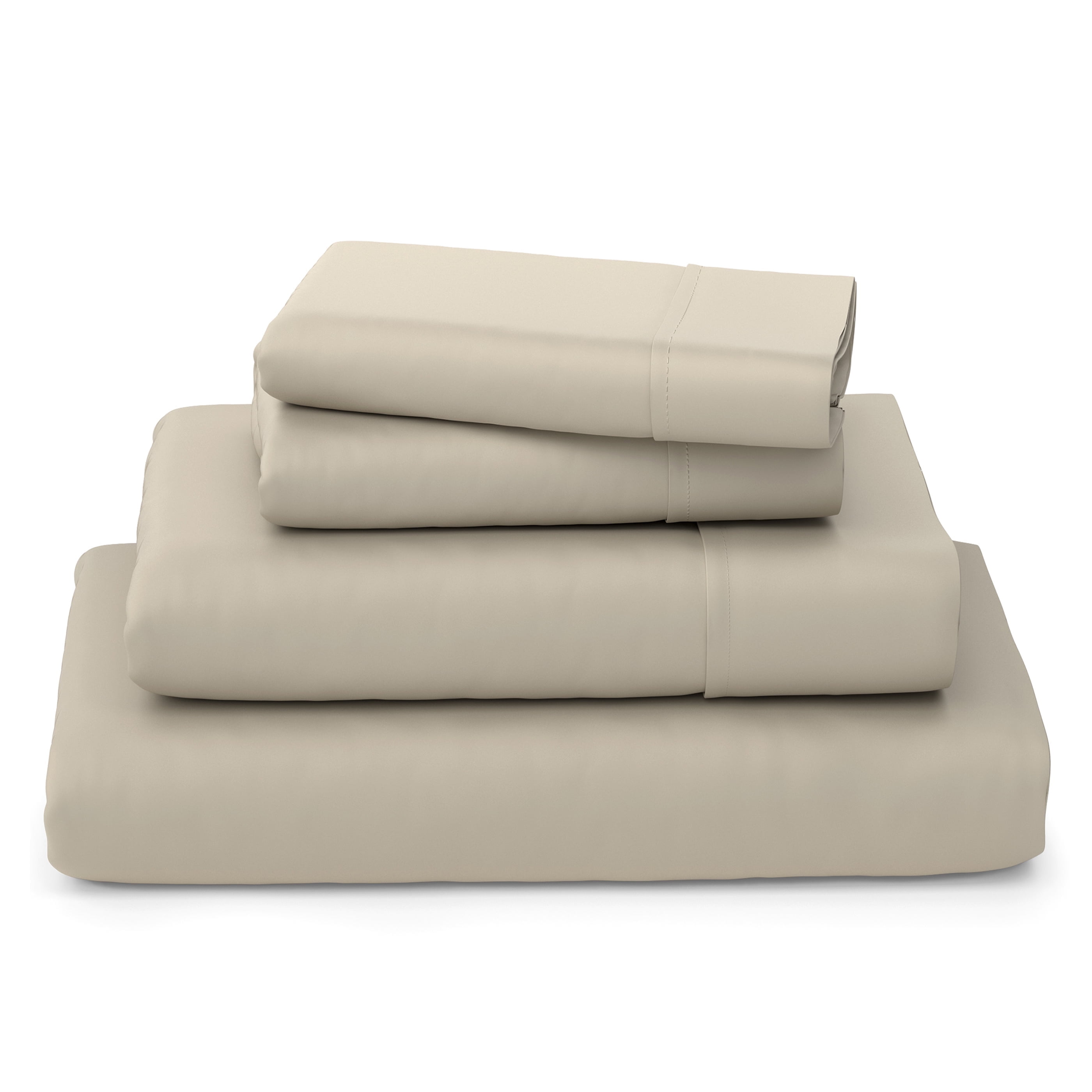 Cosy House Collection Luxury Bamboo Bed Sheet Set - Hypoallergenic Bedding Blend - 4 Piece - Queen, Tan